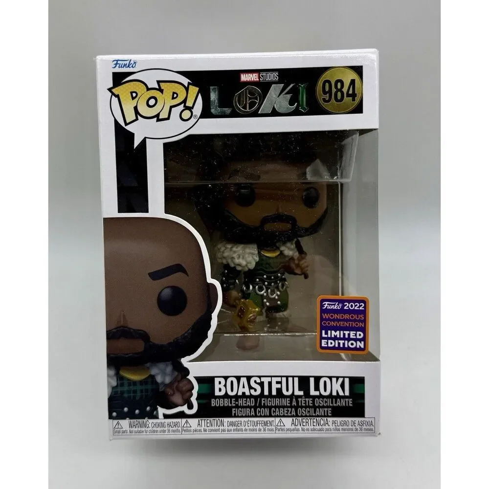 Funko POP!‎ Marvel: Boastful Loki 2022 Wondrous Convention Exclusive #984